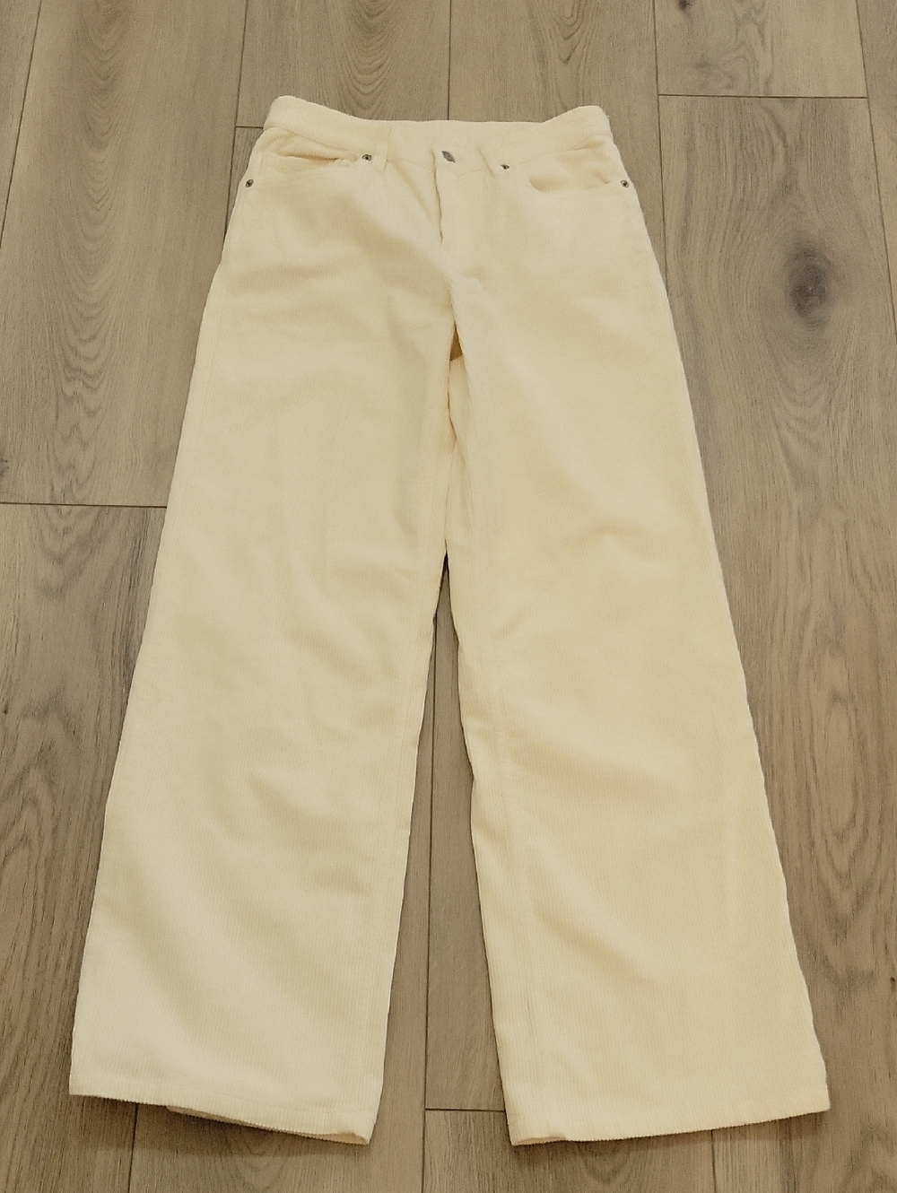 Nordstrom Cream Wide-Leg Pants